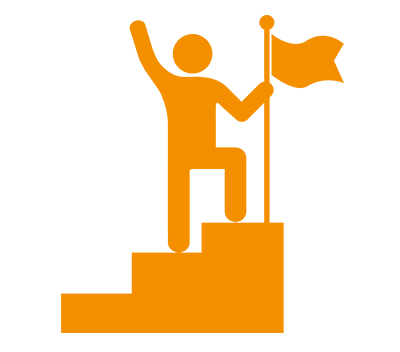 個人に合わせて目標設定